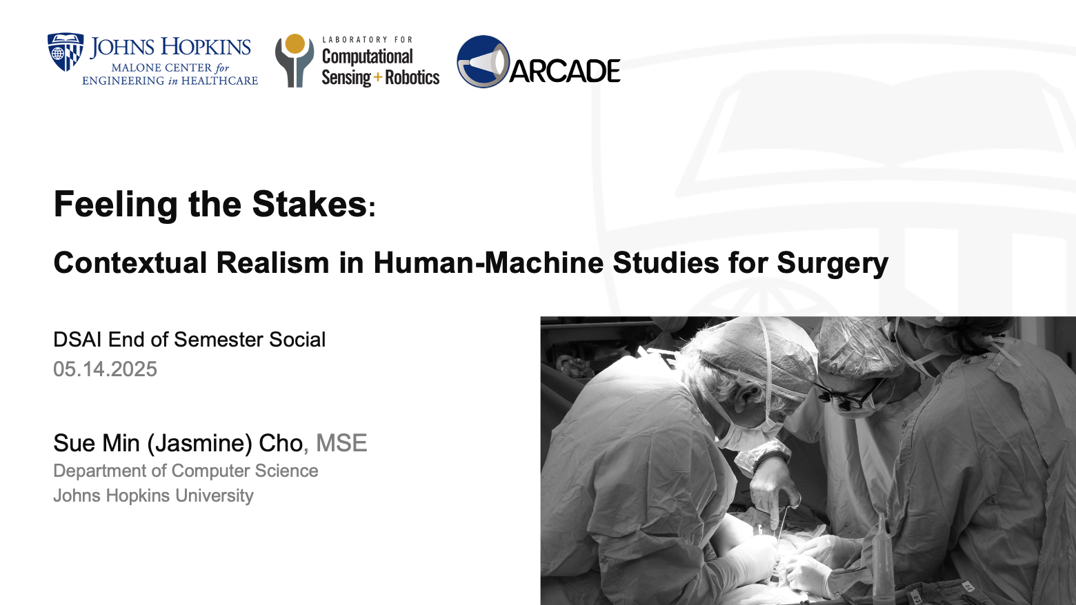 DSAI End of Semester Social 2025